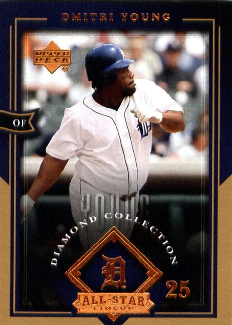 2004 Upper Deck Diamond All Star Baseball Card 33 Dmitri Young