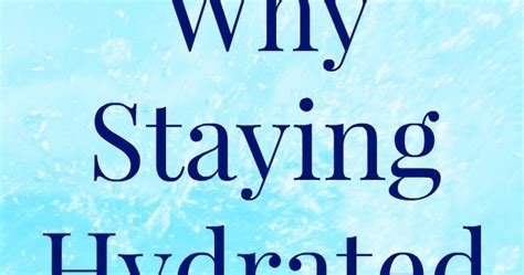 Tell everybody i'm leaving, not treading water today i've left the spoons in the backroom, it's better ending this way. Why Staying Hydrated is Important | The Nutritionist Reviews