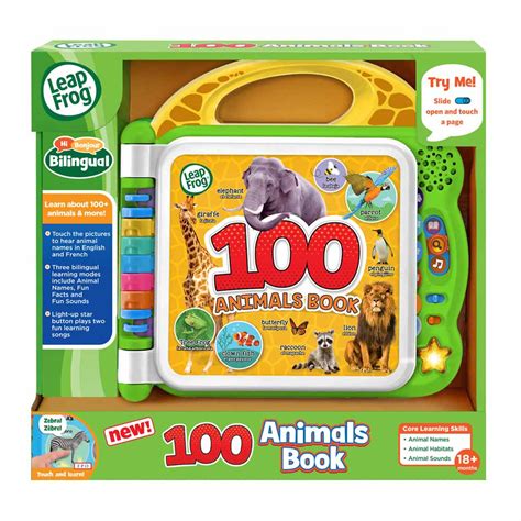 Leapfrog 100 Animals Book Wilko