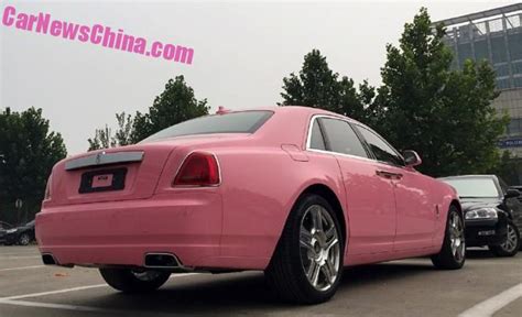 Rolls Royce Ghost Is Pink In China