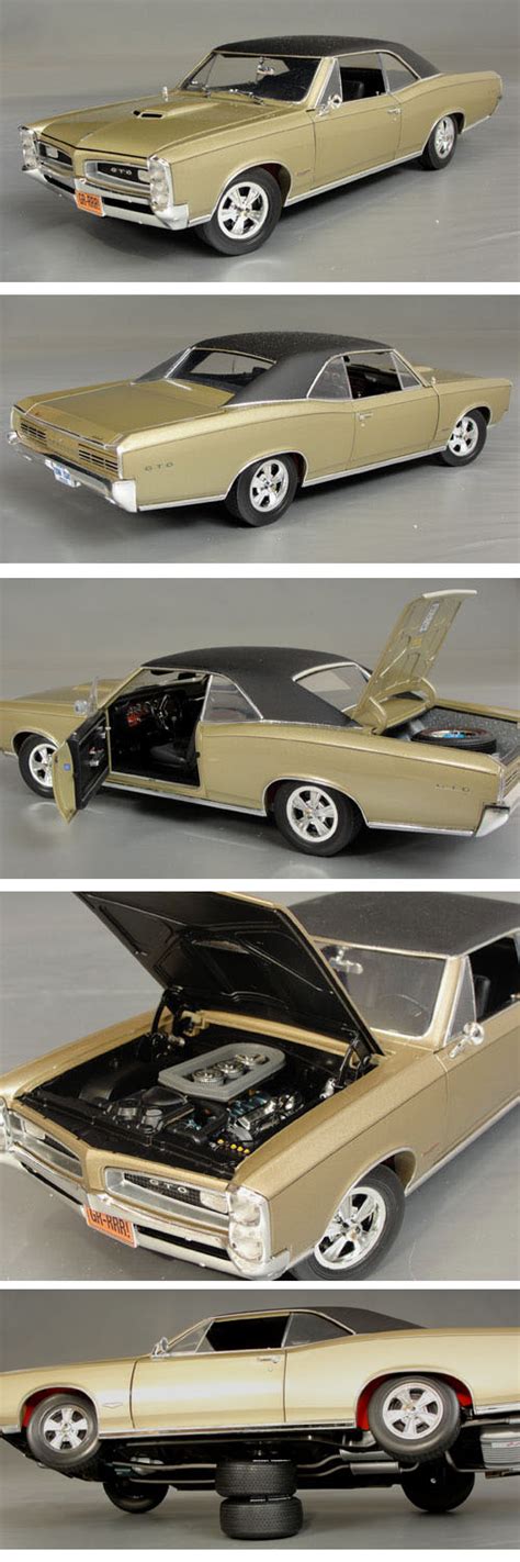 1966 Pontiac Gto Hurst Wheels Red Fender Liners Details Diecast