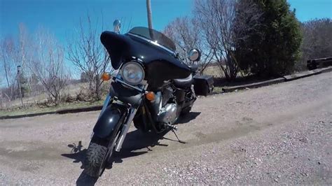 Memphis Shades Batwing Install On A Honda Shadow Ace Youtube