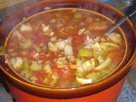 It may be prepared with different ingredients. Cabbage Soup With Hamburger in the Crockpot