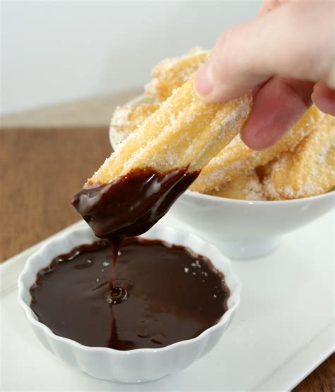 Authentic Suburban Gourmet Churros With Lime Sugar And Chocolate Sauce