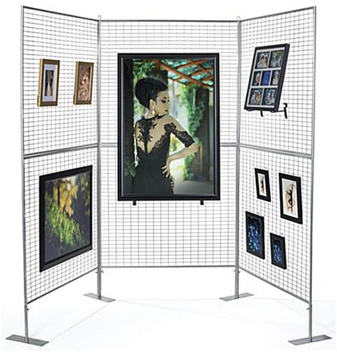 3 Panel Art Show Display Lightweight And Easy Assembly