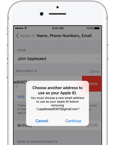 From the my account tab scroll down to the device listing and click caller id name link next to the device you wish to update. Change your Apple ID - Apple Support