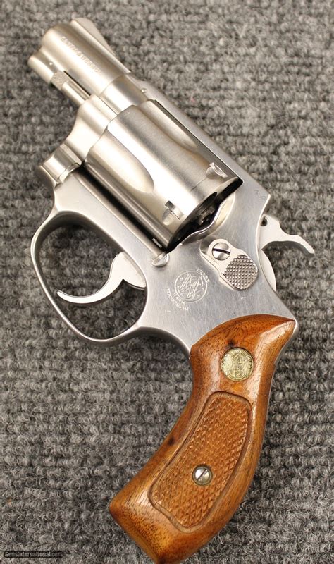 Smith Wesson Model 60 No Dash Stainless Steel Revolver 38 S W Spl