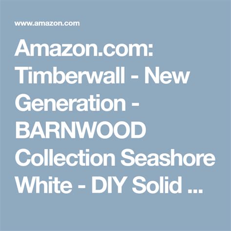 Timberwall New Generation Barnwood Collection Seashore