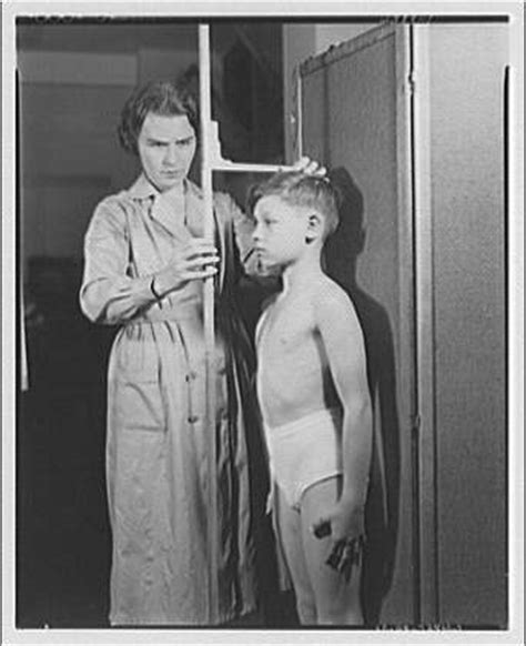 Dr Eleanor Hunt Dr Hunt Measuring Boy S Height Library Of Congress