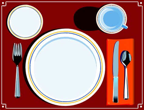 Table Setting Clipart Clipart Best