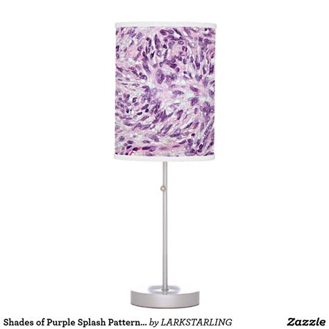 Fortunately, we have plenty of purple lamp shades available in this extensive collection. Shades of Purple Splash Pattern Desk Lamp | Zazzle.com ...