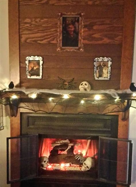 Halloween Skeleton Fireplace 5 Steps With Pictures Instructables