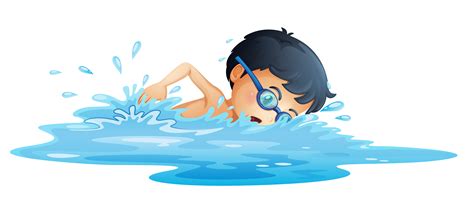Kids Swimming Vector Art Icons And Graphics For Free Download