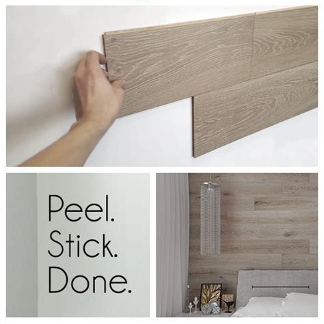 3d wood grain wall sticker diy easy peel and stick wood wall paneling waterproof pe foam wallpaper for living room tv wall. Hardwood Bargains Peel-and-stick REAL wood paneling - Easy ...