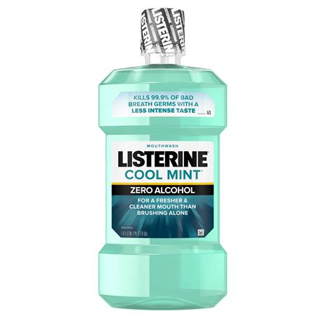 Listerine Zero Alcohol Free Mouthwash Cool Mint 15 L