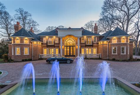 13000 Square Foot Newly Built Brick Colonial Mansion In Upper