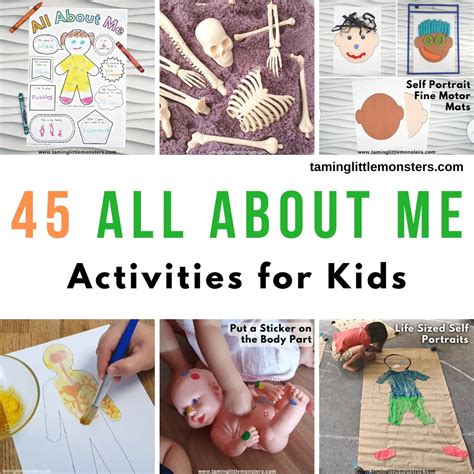 45 All About Me Activities For Toddlers And Preschoolers Taming