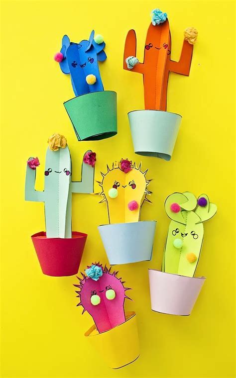 However, it is still possible to experience failure, so. DIY HAPPY CACTUS PAPER PLANTS WITH TEMPLATES | Cactus ...