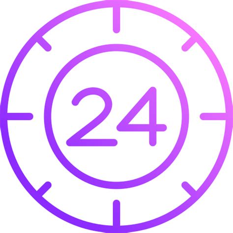 Reloj De 24 Horas Iconos Gratis De Hora Y Fecha