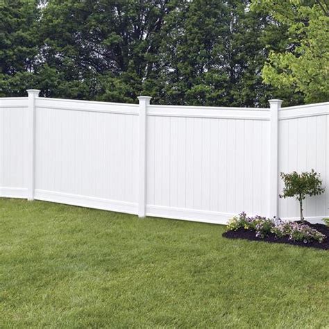 Grand illusions vinyl woodbond mahogany (w101) fencing panels. Freedom Ready-to-Assemble Emblem 6-ft H x 8-ft W White ...