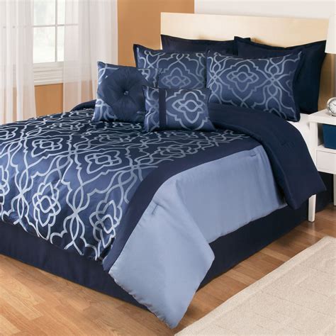 Shop for navy blue comforter sets at bed bath & beyond. The Great Find 8 piece Comforter Set Marcel Navy | Shop ...