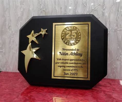 Wooden Engraved Mdf Wall Plaques For Appreciation Award Shape