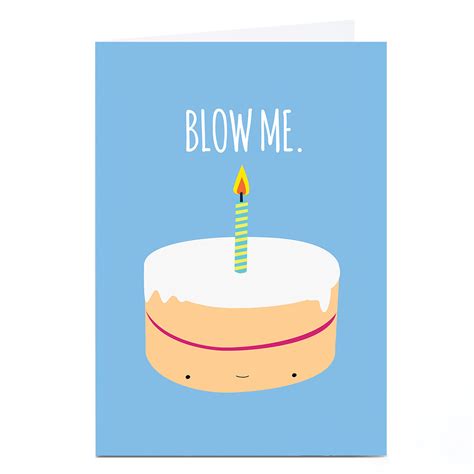 Buy Personalised Jolly Awesome Birthday Card Blow Me For Gbp 229