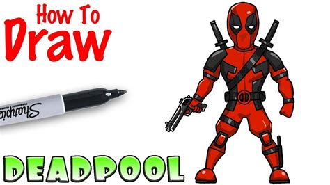 How To Draw Deadpool Youtube