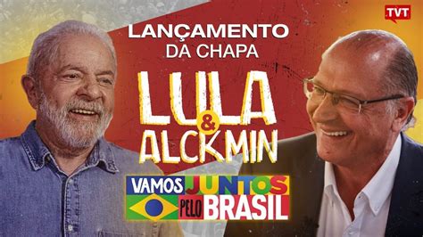 ao vivo lançamento da pré candidatura de lula e alckmin à presidência youtube