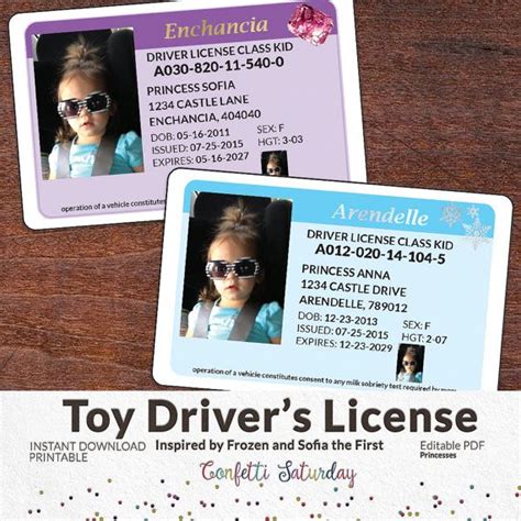 Play Drivers License Template Printable Word Searches