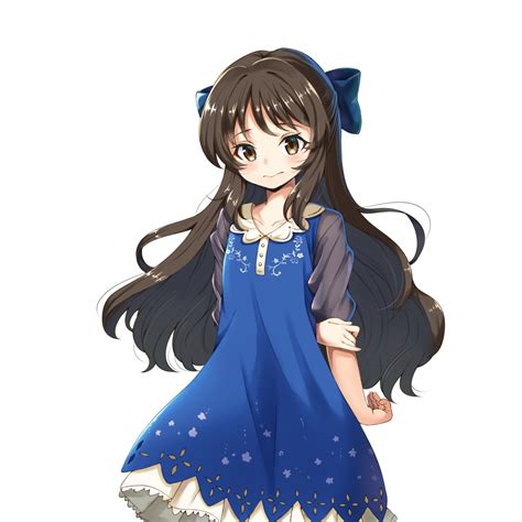 Desktop Wallpaper Cute Blue Dress Anime Girl Arisu