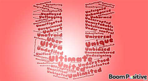 Positive Adjectives That Start With U Uplifting Words Boom Positive