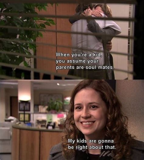 Cutest Office Moment Office Quotes The Office Jim Pam