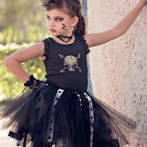 Rockstar Queen Tutu Dress Girl Halloween Costume Kids Etsy