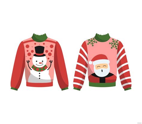 Ugly Sweater Vector In Illustrator Svg  Eps Png Download