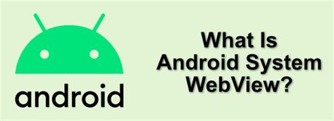 Android webview is a system component powered by chrome that allows android apps to display web content. ¿Qué es WebView del sistema Android?