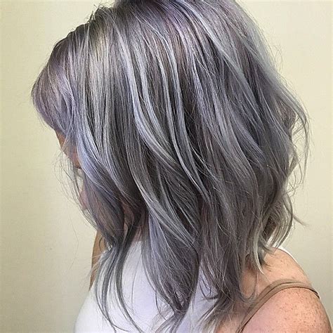 Best 25 Gray Purple Hair Ideas On Pinterest Purple Grey