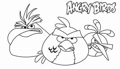 Coloring Pages Angry Birds Bird Printable