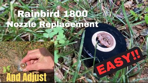 Replace Broken Rainbird Nozzle For Easy Diy Repair And