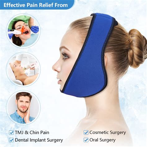 Hilph Jaw Ice Pack Tmj Relief For Face And Chin Pain Reusable Hot Cold