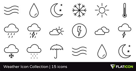 Type at least three characters to start auto complete. Weather Icon Collection 15 free icons (SVG, EPS, PSD, PNG ...