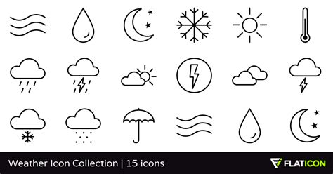 Download this the, weather, channel icon in flat style from the social media category. Weather Icon Collection 15 free icons (SVG, EPS, PSD, PNG ...