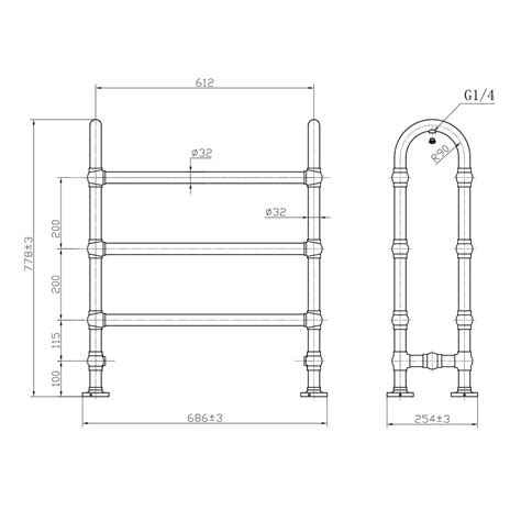 Next day delivery and free returns to store. Aquabro Traditional Freestanding Chrome Heated Towel Rail ...