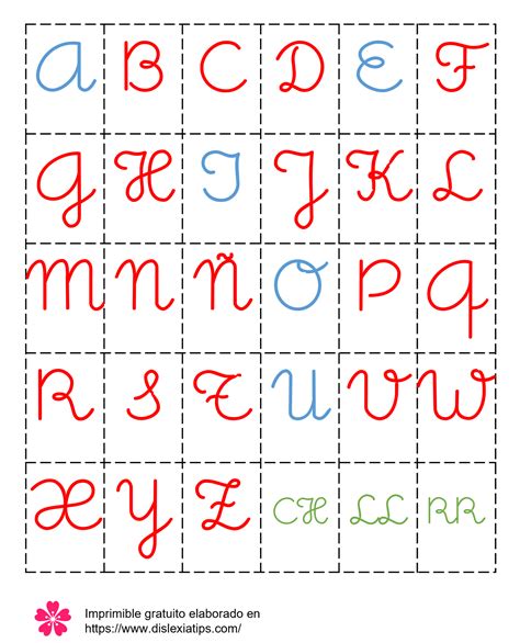 Abecedario En Letra Cursiva Mayuscula Y Minuscula Para Imprimir Infoupdate Org