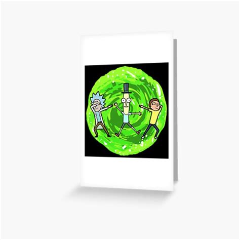 Tiny Rick And Morty Dabbing Rick And Morty Fan Art Greeting Card By