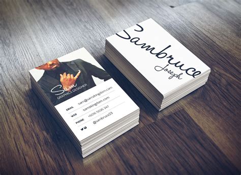 Minimal Multipurpose Business Card By Sambruce Business Card