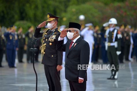 Wapres Ma Ruf Amin Pimpin Upacara Peringatan Hari Pahlawan Di Tmp