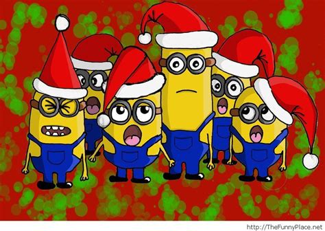 Funny Christmas Minions Picture Thefunnyplace