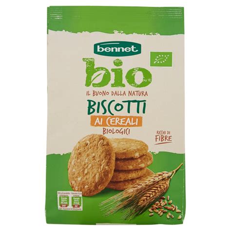 Biscotti Ai Cereali Bennet Bio Bennet Online