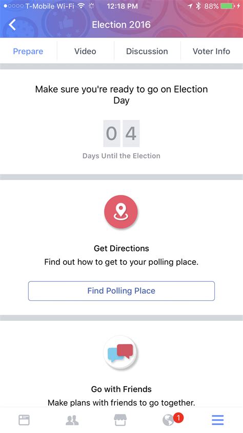 Facebook Gives Its Election 2016 Hub Top Billing By Pinning It To Your